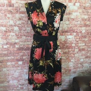 Yumi Kim Floral Silk Midi Dress